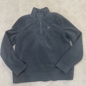 Vineyard Vines Charcoal Fleece Pullover